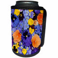 3dRose Danita Delimont - Flowers - USA, Washington State, Sammamish, Pansies - Can Cooler Bottle Wrap (cc_279709)