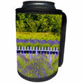 3dRose Danita Delimont - Flowers - USA, Washington State, Squim, Lavender Field - Can Cooler Bottle Wrap (cc_279713)