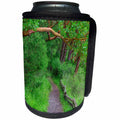 3dRose Danita Delimont - Roads - Washington, San Juan Island, Bell Point Trail through madrone trees. - Can Cooler Bottle Wrap (cc_279714)