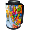 3dRose Danita Delimont - Food - A gumball machine in a sweet shop. - Can Cooler Bottle Wrap (cc_279720)