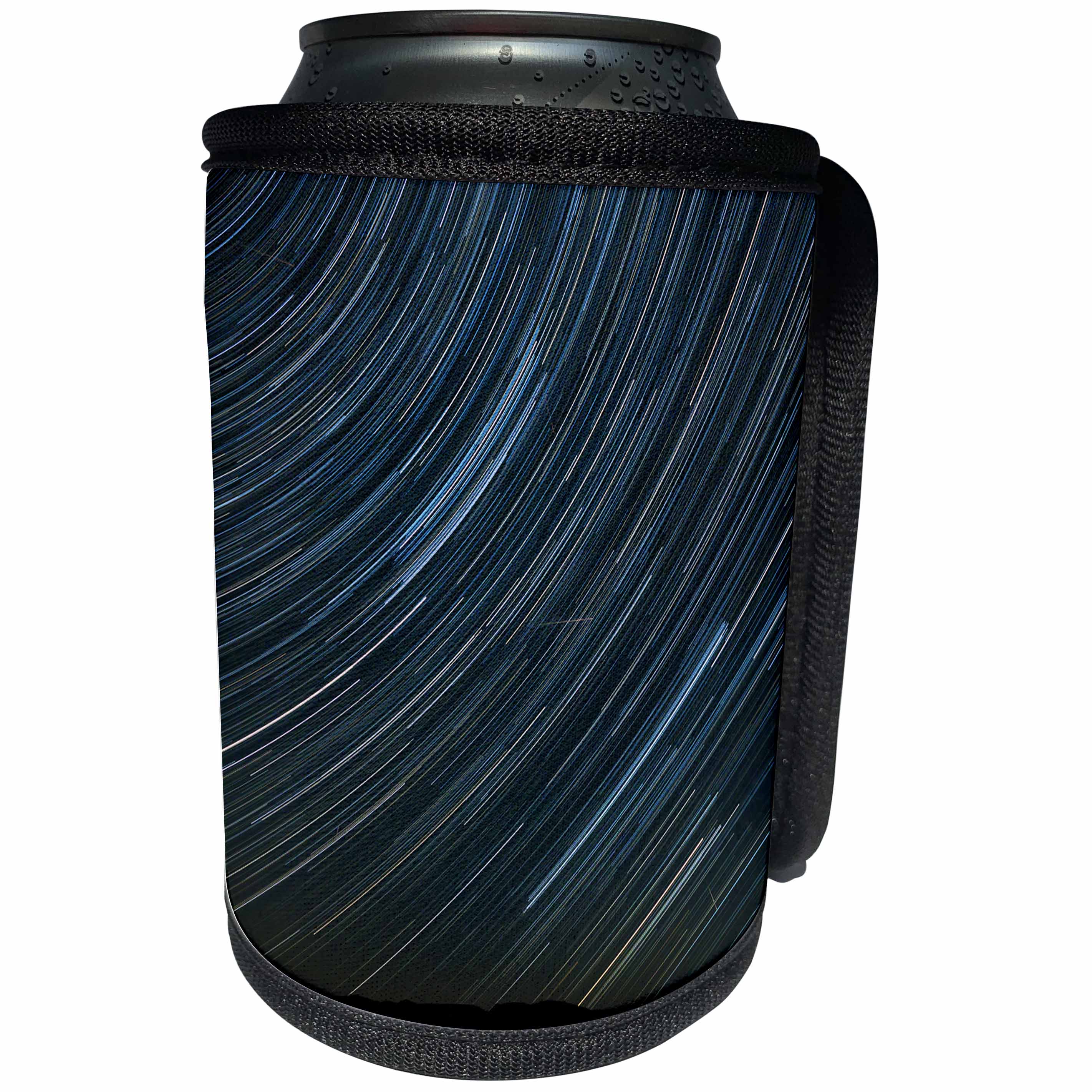 3dRose Danita Delimont - Stars - Washington. Palouse Falls SP, Star trails and Perseid Meteor Showers - Can Cooler Bottle Wrap (cc_279730)