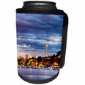 3dRose Danita Delimont - Cities - Washington, Seattle, Evening light over seattle downtown. - Can Cooler Bottle Wrap (cc_279749)