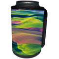 3dRose Danita Delimont - Agriculture - Washington, Palouse, Sunlight upon hills of purple and green fields. - Can Cooler Bottle Wrap (cc_279755)