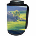 3dRose Danita Delimont - Agriculture - USA, Washington State, Palouse, Lone Tree in Wheat Field - Can Cooler Bottle Wrap (cc_279756)