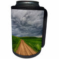 3dRose Danita Delimont - Weather - Washington, Palouse Country, Stormy Day through Country Backroad - Can Cooler Bottle Wrap (cc_279775)