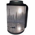 3dRose Danita Delimont - Winter - USA, Wyoming, Yellowstone National Park, fog, sunrise - Can Cooler Bottle Wrap (cc_279808)