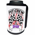 3dRose Carsten Reisinger - Illustrations - Pit Crew Dad Funny Car Race Theme Birthday Party Host - Can Cooler Bottle Wrap (cc_279856)