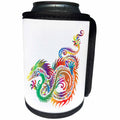 3dRose Metallic Prism Art - Image of Colorful Prism Dragon - Can Cooler Bottle Wrap (cc_279959)