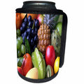 3dRose Food and Beverage - Image of Closeup Photo Of Assorted Fruits - Can Cooler Bottle Wrap (cc_280001)