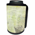 3dRose Vintage Style Nautical - Image of 1880 Ad For Cruise Ship - Can Cooler Bottle Wrap (cc_280012)