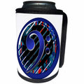 3dRose WouX – Bass clef, Music - Bass clef, for bassists, musicians and lovers of low sounds - Can Cooler Bottle Wrap (cc_280099)