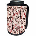 3dRose Amar Singha Art - Pattern - Wild Life In Pattern Design - Can Cooler Bottle Wrap (cc_280121)