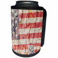 3dRose Patricia Sanders Creations - American Flag - Can Cooler Bottle Wrap (cc_28015)