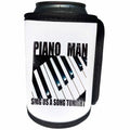 3dRose Kultjers Hint of Music - Piano Man - Can Cooler Bottle Wrap (cc_280152)