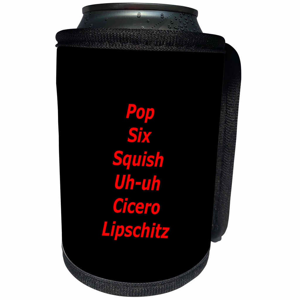3dRose Kultjers Hint of Music - Cell Block Tango - Can Cooler Bottle Wrap (cc_280154)