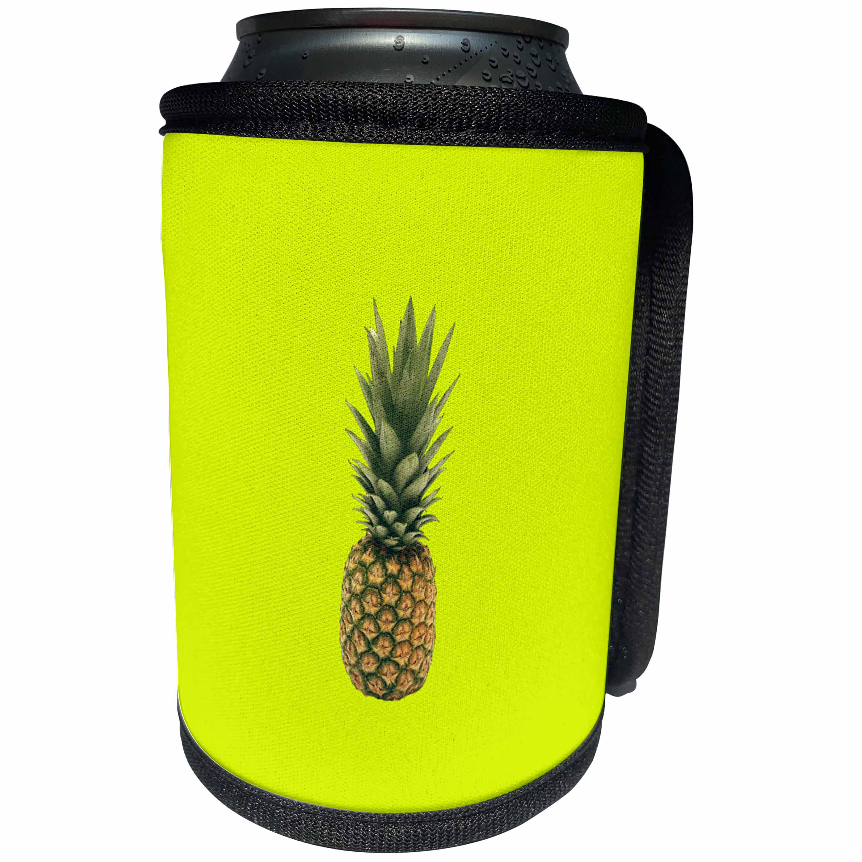 3dRose Kultjers Fun - Sweet Pineapple - Can Cooler Bottle Wrap (cc_280160)