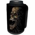 3dRose Justas Vebra Art - Skulls - Vampire skull with burning eyes in the dark - Can Cooler Bottle Wrap (cc_280164)