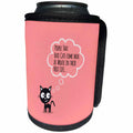 3dRose The Artism - Quote, Humor - People that hate cats come back as mouse in their next life.. - Can Cooler Bottle Wrap (cc_280183)