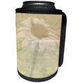 3dRose Patricia Sanders Flowers - Vintage Paper Treasure Life Floral - Can Cooler Bottle Wrap (cc_28021)