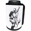 3dRose Sven Herkenrath Sport - Climbing Rock Mountain Climb Sport Extreme Risk - Can Cooler Bottle Wrap (cc_280317)