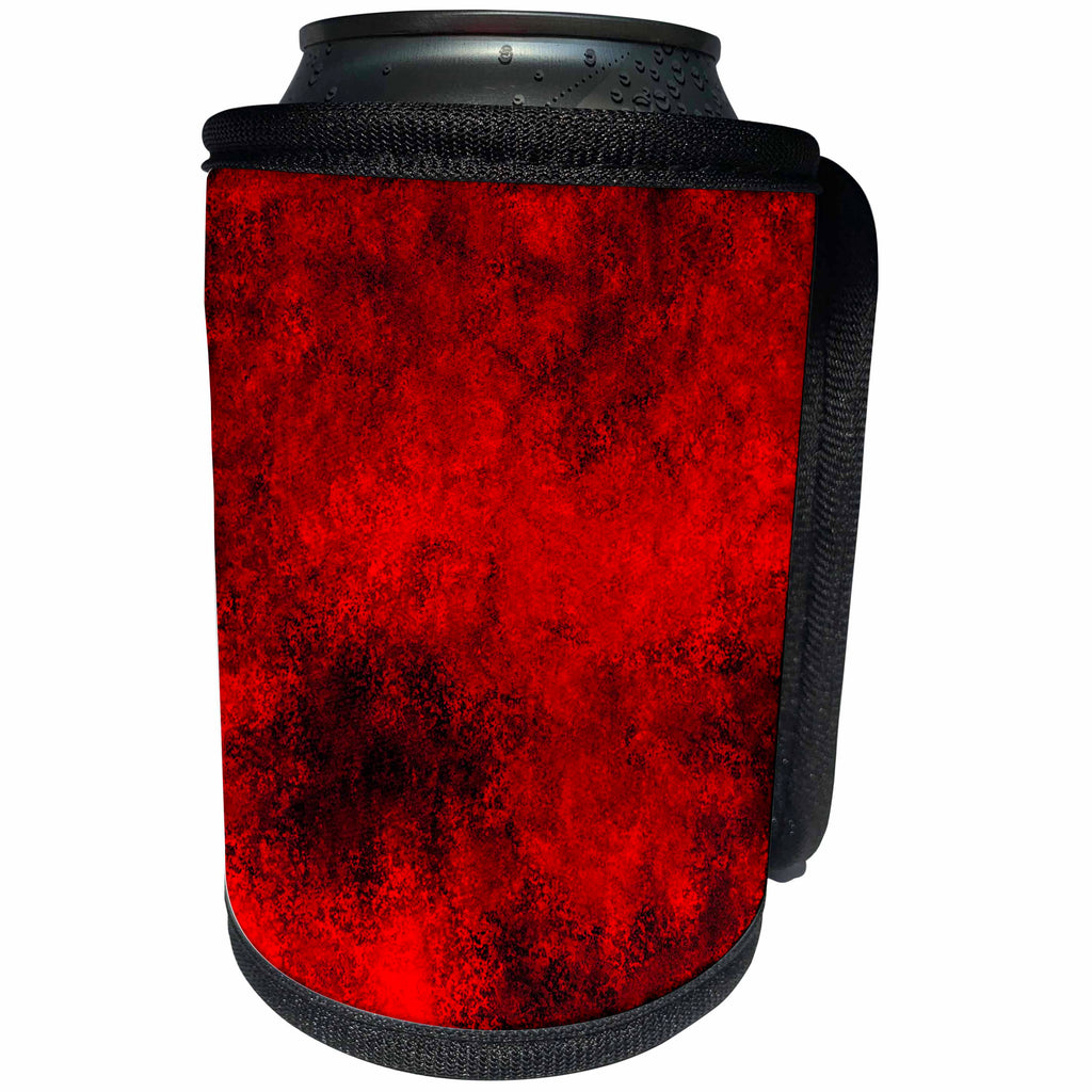 3dRose Sven Herkenrath Art - A Beautiful Mix of Red and Black - Can Cooler Bottle Wrap (cc_280403)