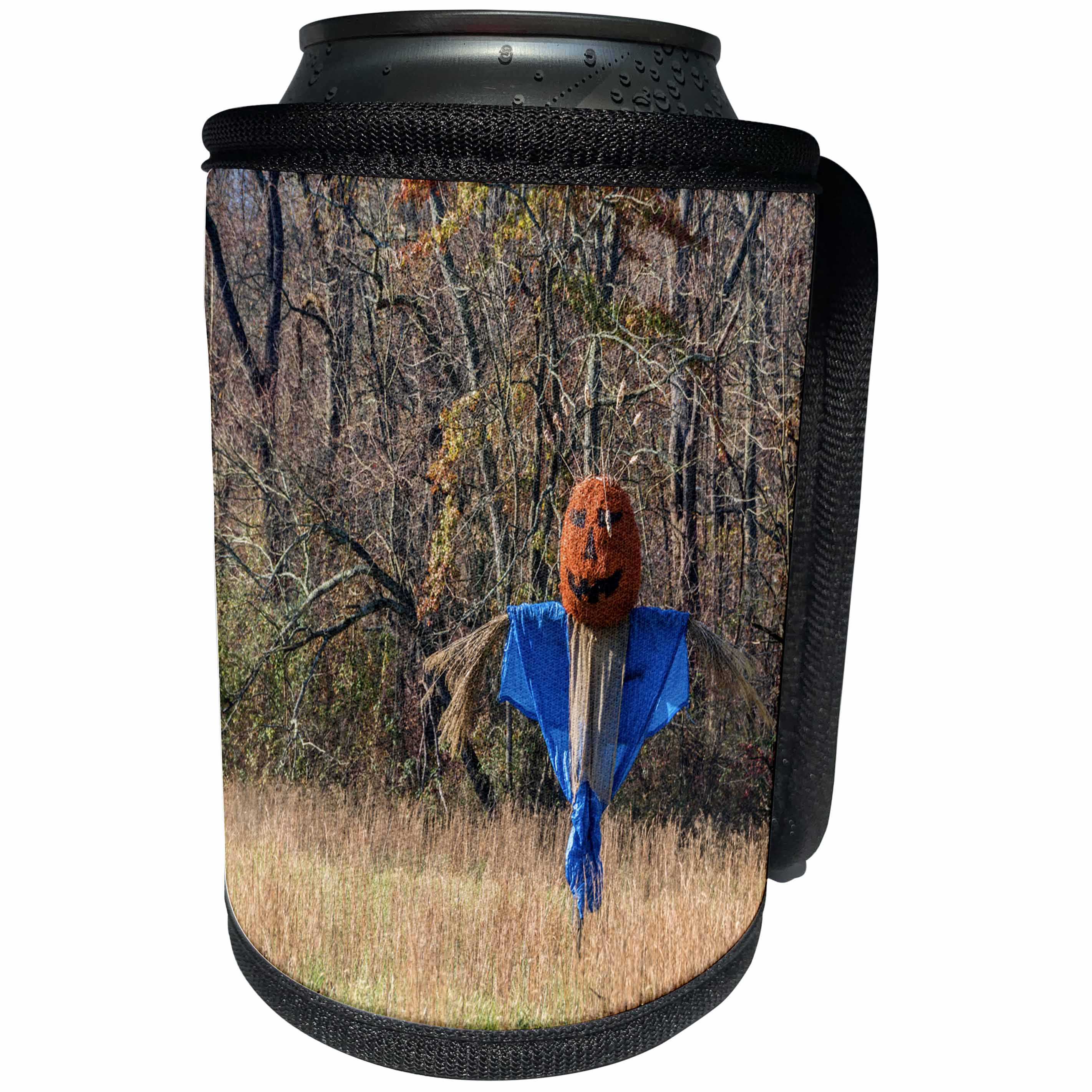 3dRose Roni Chastain Photography - Pumpkin Head - Can Cooler Bottle Wrap (cc_280456)