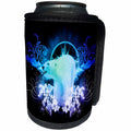 3dRose Heike Köhnen Design Animal - Awesome polar bear - Can Cooler Bottle Wrap (cc_280492)
