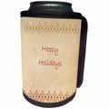 3dRose Patricia Sanders Christmas - Vintage Holidays Christmas Ornaments - Can Cooler Bottle Wrap (cc_28051)