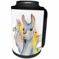 3dRose TNMGraphics Animals - Two Cute Llamas - Can Cooler Bottle Wrap (cc_280613)