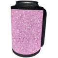 3dRose PS Chic - Pink Sparkle Confetti Bokeh - Can Cooler Bottle Wrap (cc_280758)