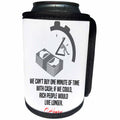 3dRose Alexis Design - Quotes O.Henry - Funny O.Henry quote. We cannot buy one minute of time. On white - Can Cooler Bottle Wrap (cc_280998)