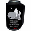 3dRose Alexis Design - Quotes O.Henry - Funny O.Henry quote. Fortune is a prize to be won. On black - Can Cooler Bottle Wrap (cc_281005)