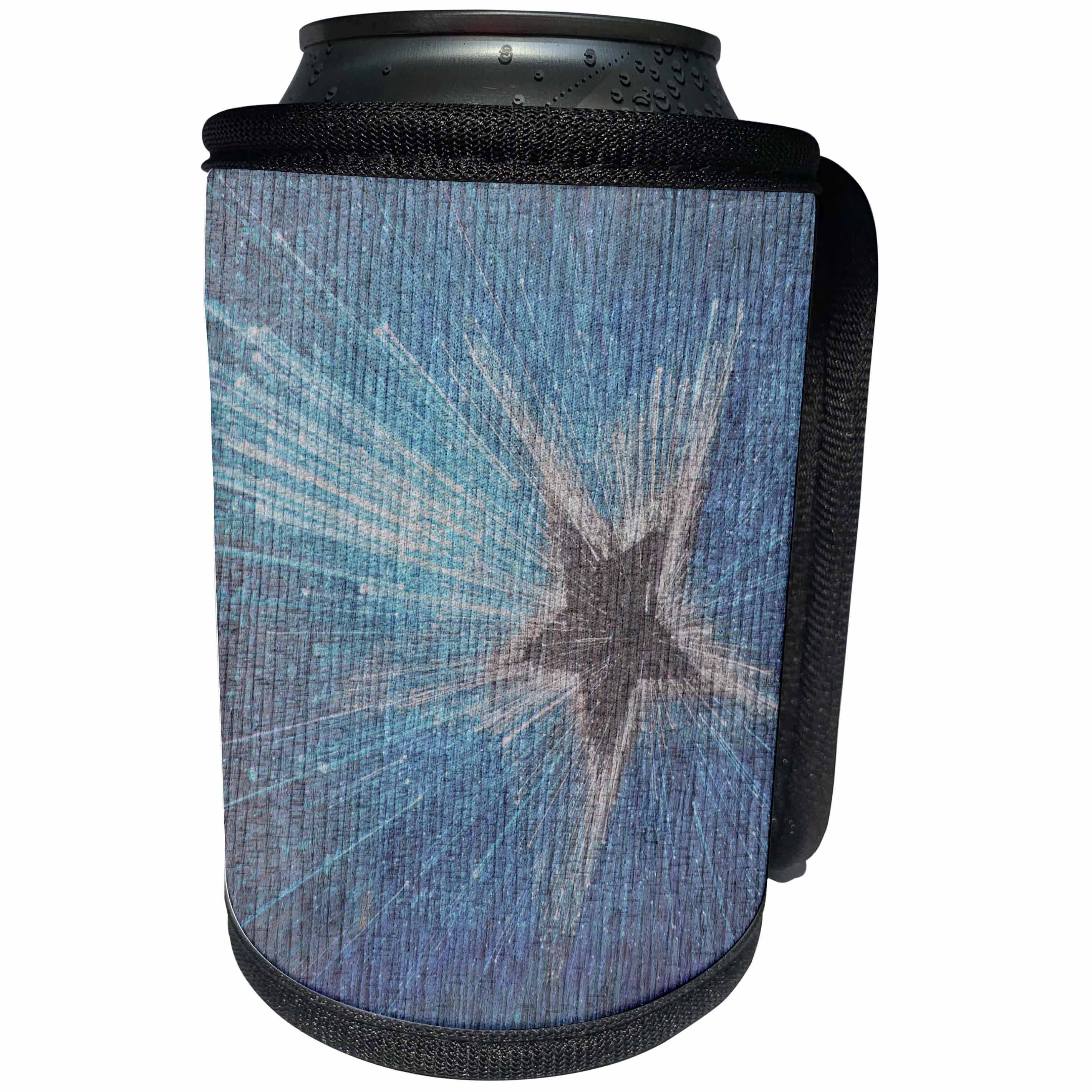 3dRose Patricia Sanders Creations - Shining Star - Can Cooler Bottle Wrap (cc_28102)