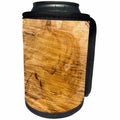 3dRose Alexis Photography - Texture Wood - Wooden texture with growth rings - Can Cooler Bottle Wrap (cc_281212)