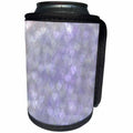 3dRose Patricia Sanders Creations - Lavender Light Hearts - Can Cooler Bottle Wrap (cc_28150)