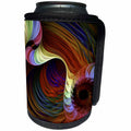 3dRose Spring And Summer Abstracts - Image of Multi Color Tunnels Of Color - Can Cooler Bottle Wrap (cc_281529)