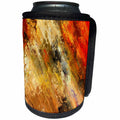 3dRose Spring And Summer Abstracts - Image of Beautiful Gold and Red Webbed Abstract - Can Cooler Bottle Wrap (cc_281544)