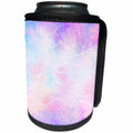 3dRose Sven Herkenrath Art - Lovely Abstract Mix of Pastel Colors Soft Background - Can Cooler Bottle Wrap (cc_281644)