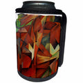 3dRose Taiche Acrylic Art - Foxes Cubism - Can Cooler Bottle Wrap (cc_28168)