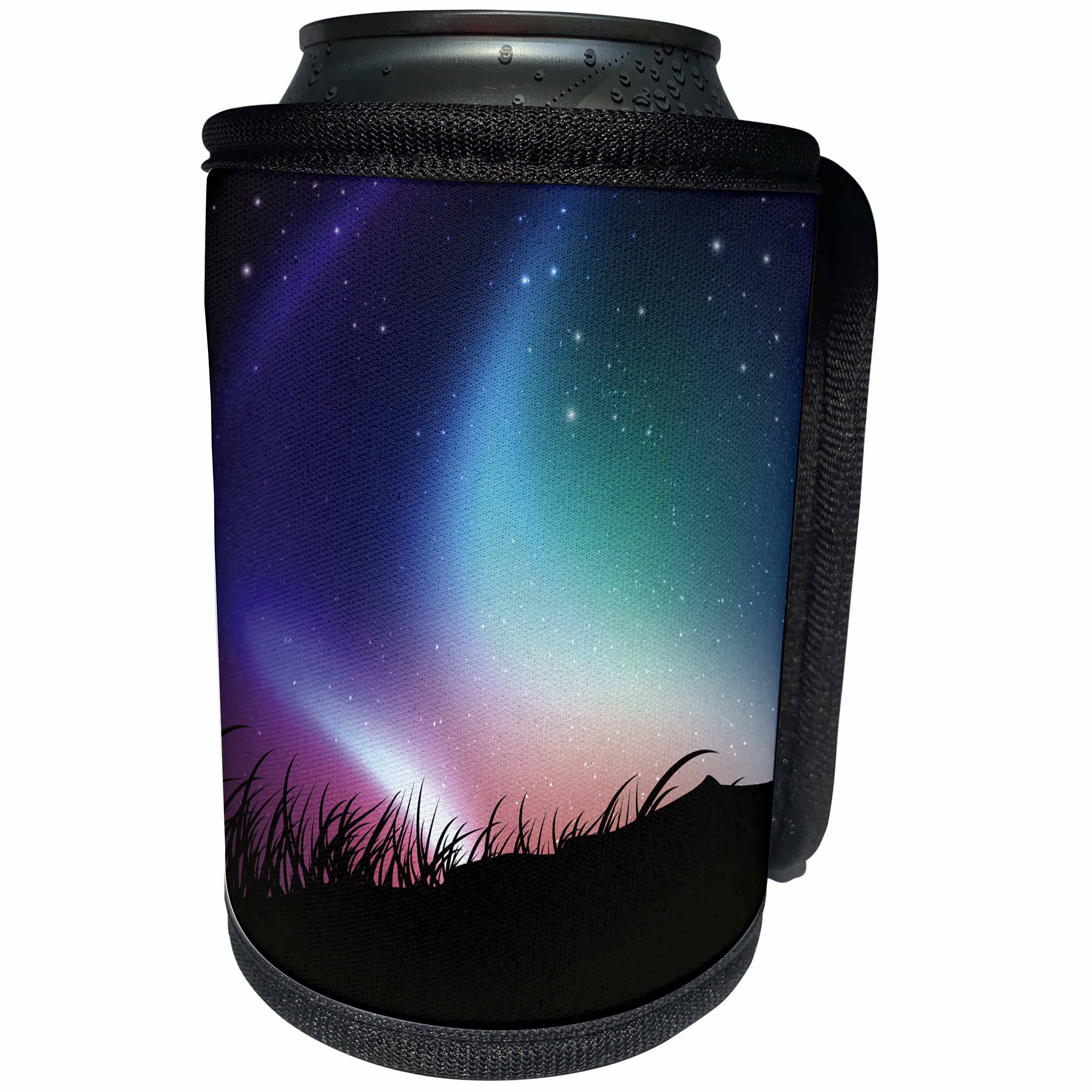 3dRose Sven Herkenrath Nature - Beautiful Picture of Northern Lights - Can Cooler Bottle Wrap (cc_281712)