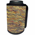 3dRose TDSwhite – Patterns Designs - Abstract Fancy Marbleized Design Vintage - Can Cooler Bottle Wrap (cc_281769)
