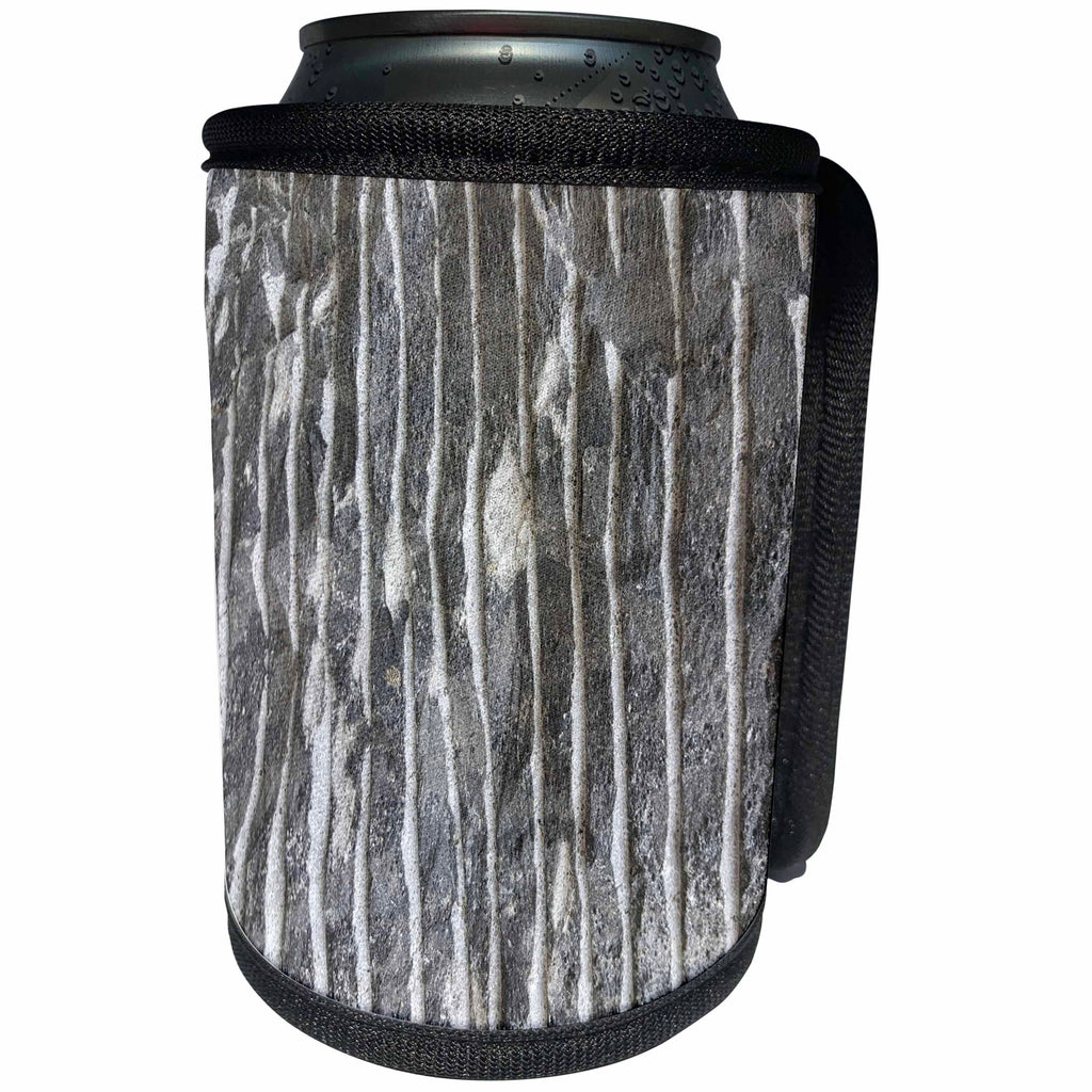 3dRose TDSwhite – Rock Photos - Layered Rock Stone Surface - Can Cooler Bottle Wrap (cc_281893)