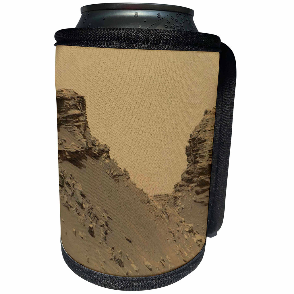 3dRose TDSwhite – Rock Photos - Planet Mars Rocky Surface Space Theme Science - Can Cooler Bottle Wrap (cc_281906)