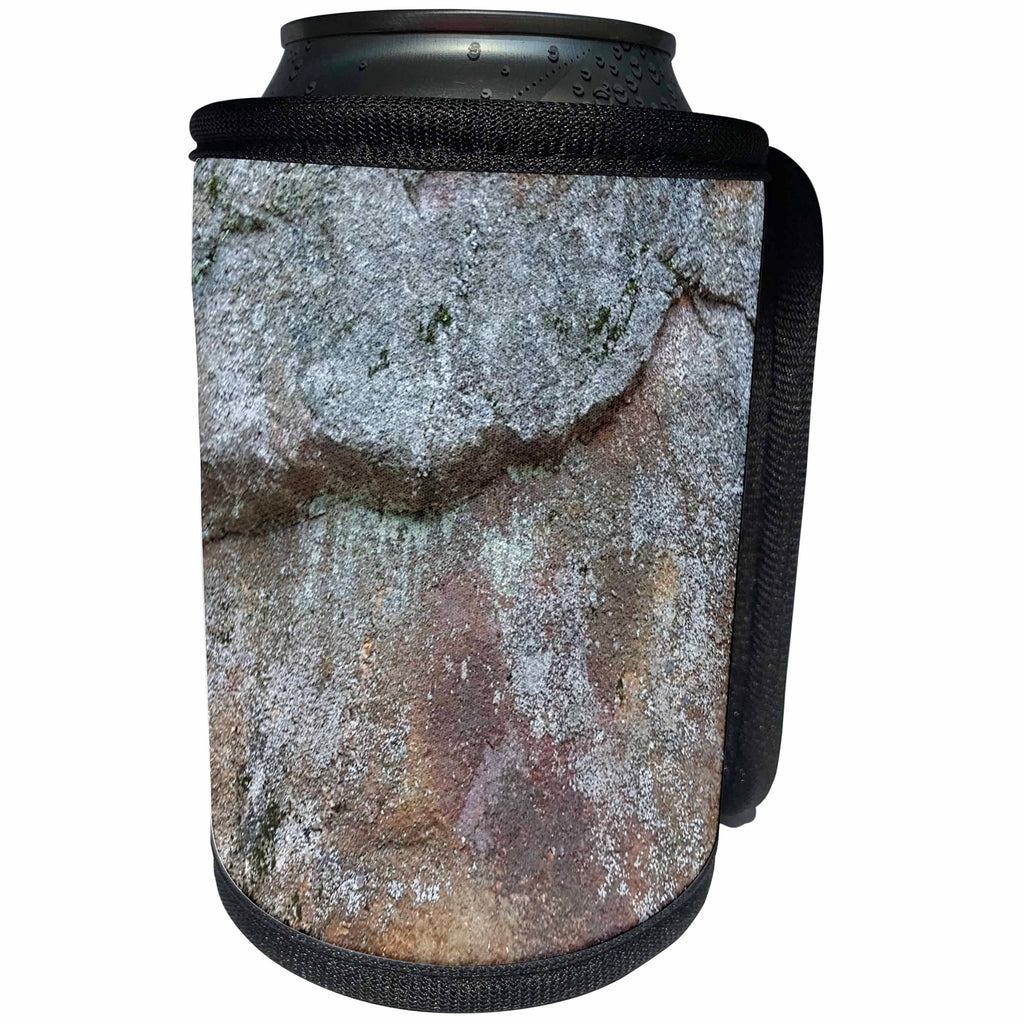 3dRose TDSwhite – Rock Photos - Solid Rock Boulder Stone - Can Cooler Bottle Wrap (cc_281934)