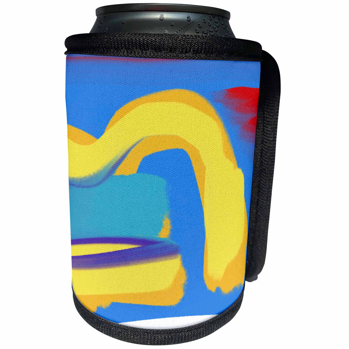 3dRose Lasha Beraia - Abstract - Showing your attitude - abstract figures - Can Cooler Bottle Wrap (cc_281946)