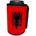 3dRose Flags - Albania Flag - Can Cooler Bottle Wrap (cc_28213)