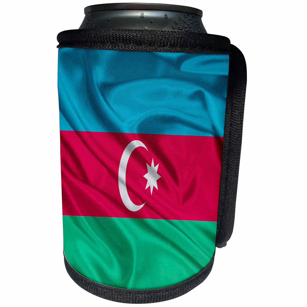 3dRose Flags - Azerbaijan Flag - Can Cooler Bottle Wrap (cc_28222)