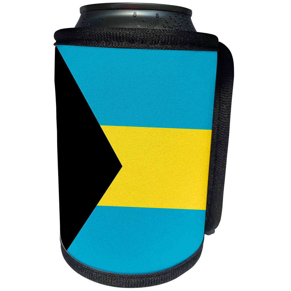 3dRose Flags - Bahamas Flag - Can Cooler Bottle Wrap (cc_28223)