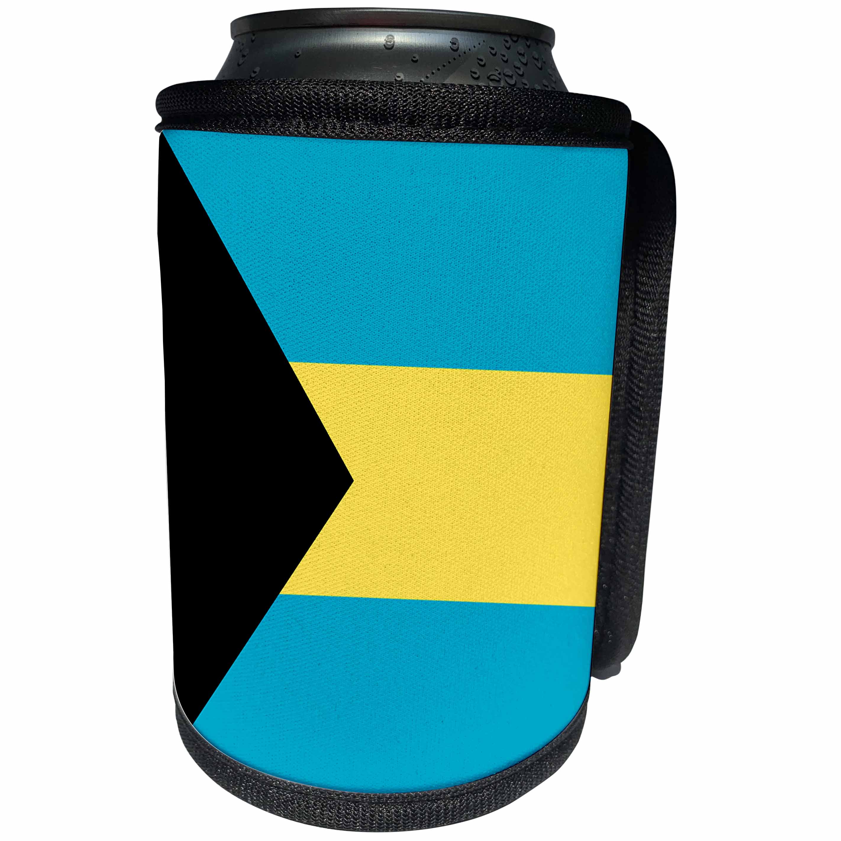 3dRose Flags - Bahamas Flag - Can Cooler Bottle Wrap (cc_28223)