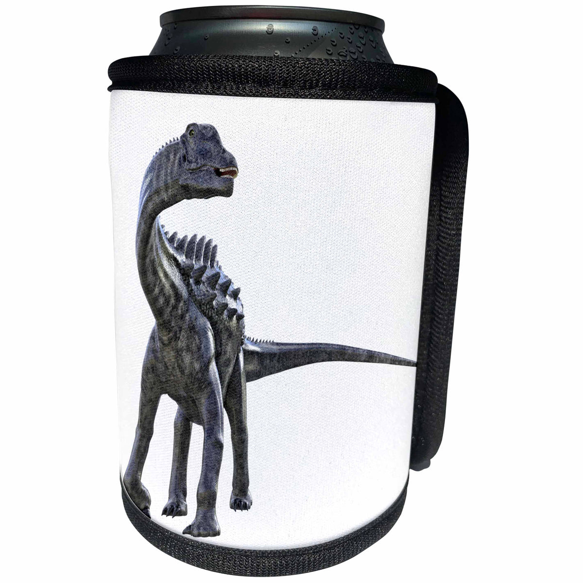 3dRose Boehm Graphics Dinosaur - Ampelosaurus Dinosaur Looking to the Left - Can Cooler Bottle Wrap (cc_282241)